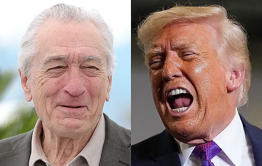 Robert De Niro se burla de Trump con un chiste sobre Epstein
