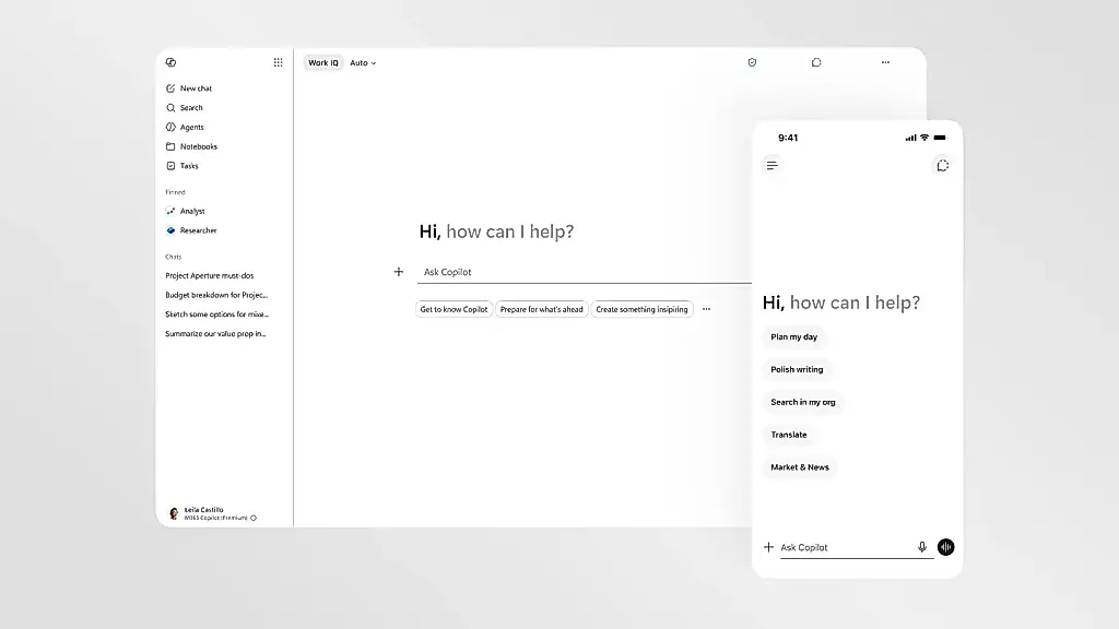 Microsoft 365 Copilot обновился: стал быстрее и получил новый дизайн