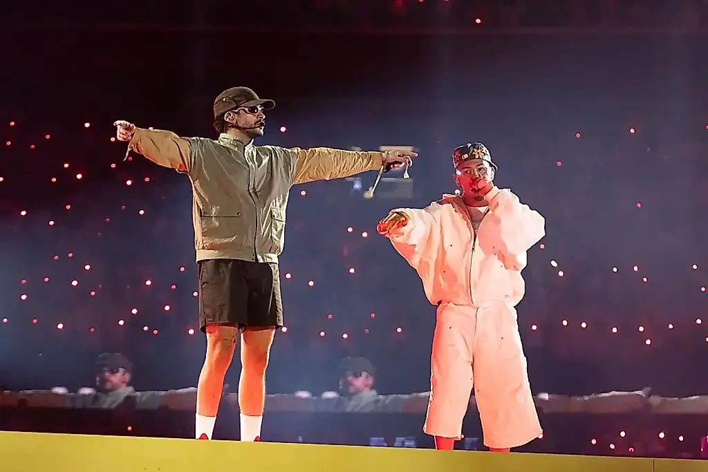 Bad Bunny inicia en Madrid una polémica residencia con Myke Towers como invitado sorpresa