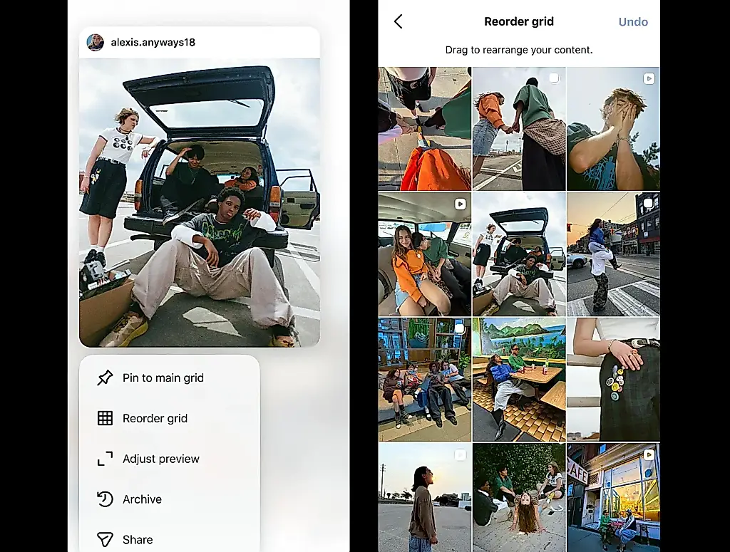 Instagram наконец-то разрешил менять местами посты в профиле