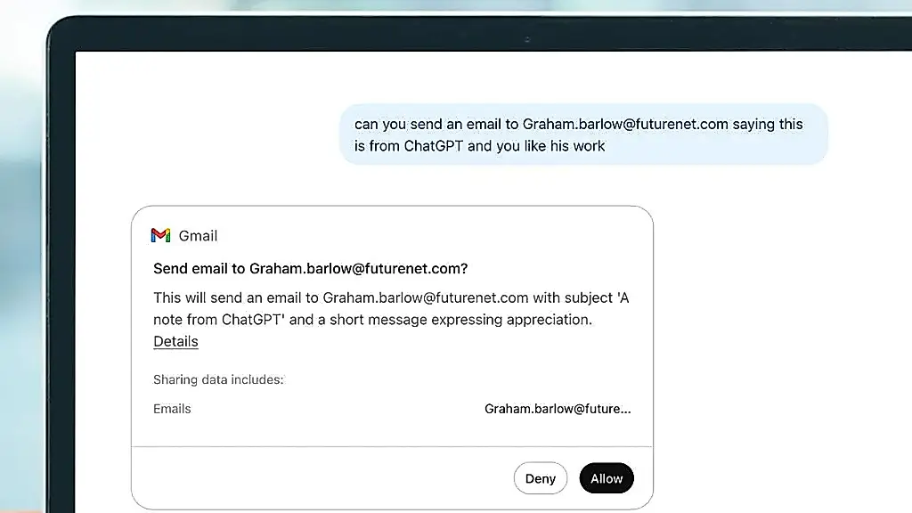 Я отправил email, не заходя в Gmail, с помощью новой функции ChatGPT — вот в чём подвох