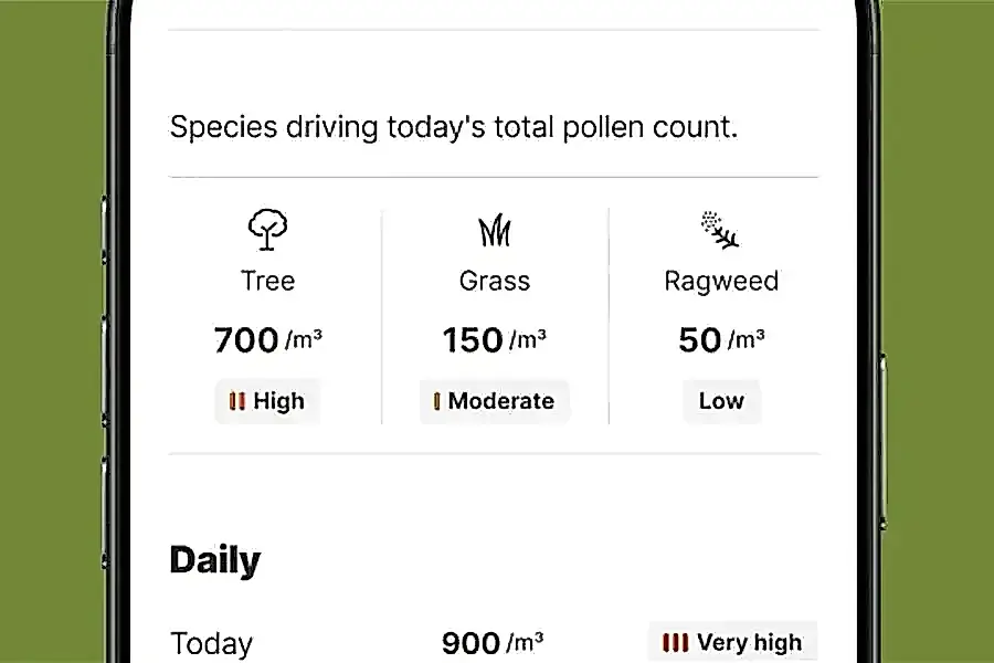 La aplicación The Weather Channel ya predice los días de alergia
