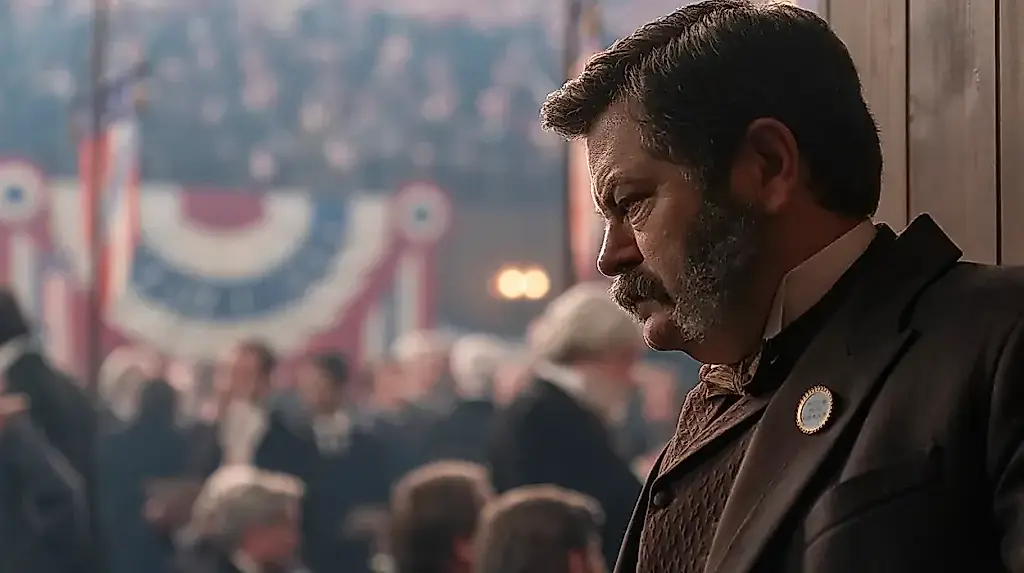 Nick Offerman: la mejor escena es la bofetada de Betty Gilpin