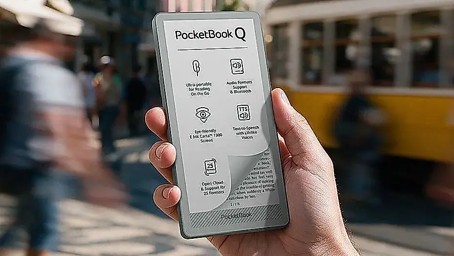 PocketBook Q: un lector del tamaño de un móvil, pero sin Android