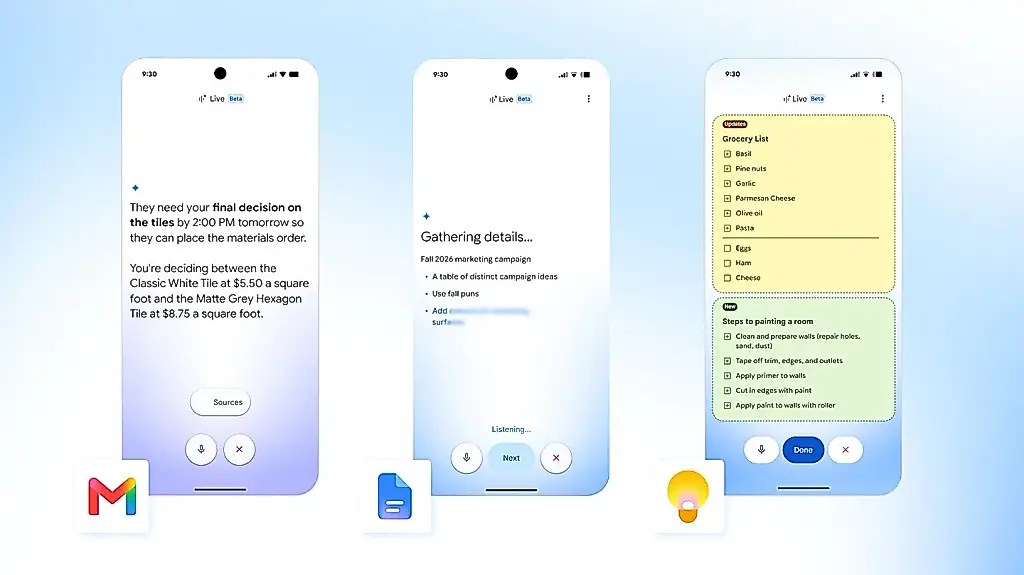 Google da voz a sus aplicaciones