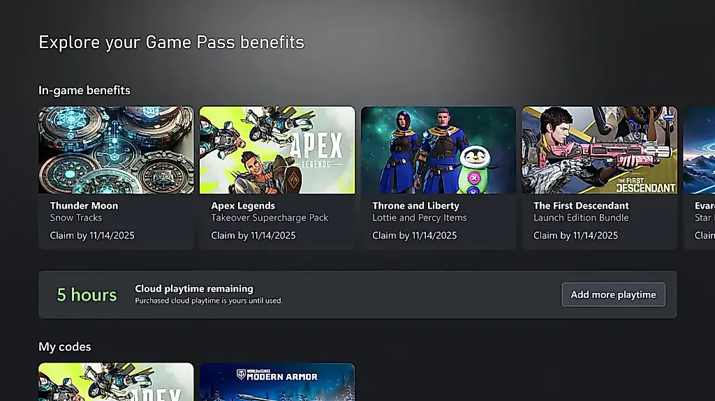 Xbox limitará el tiempo de juego en la nube