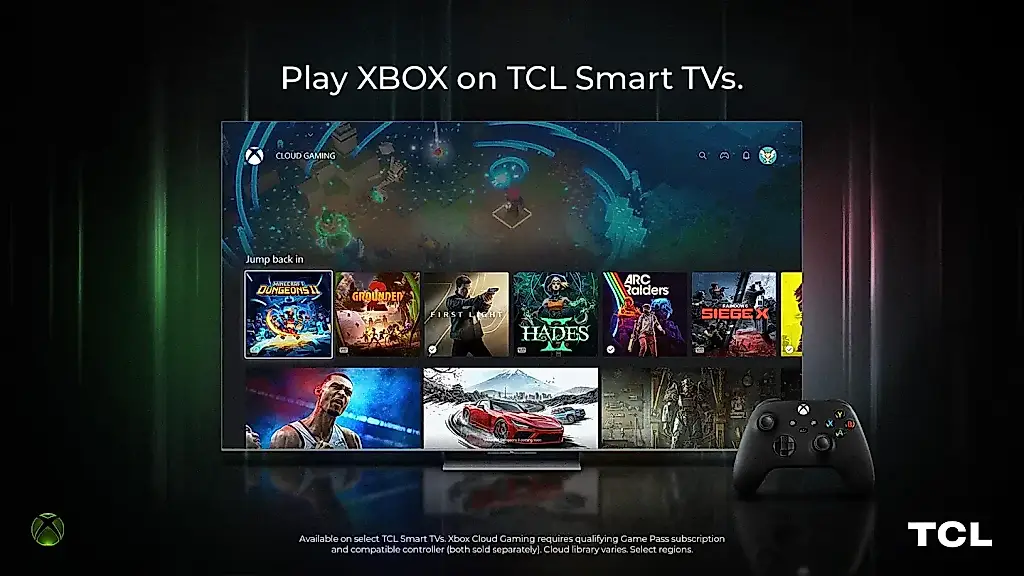 Xbox sin consola: TCL lleva los juegos en la nube a sus televisores