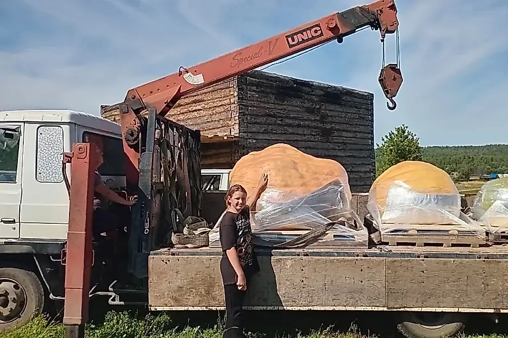 Una calabaza de dimensiones heroicas