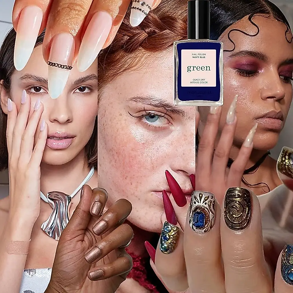 Cuatro tendencias de manicura para septiembre de 2026: brillo, efecto cristal y tonos translúcidos