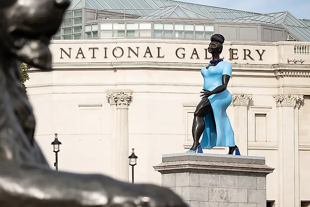 «Lady in Blue»: la nueva protagonista de Trafalgar Square