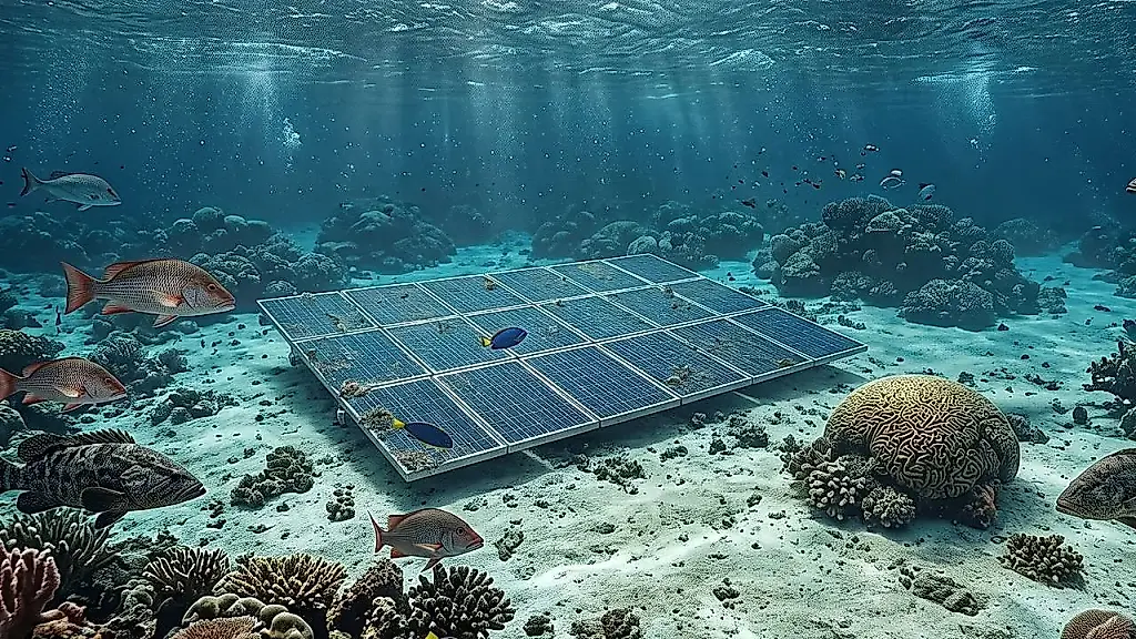 Солнце под водой