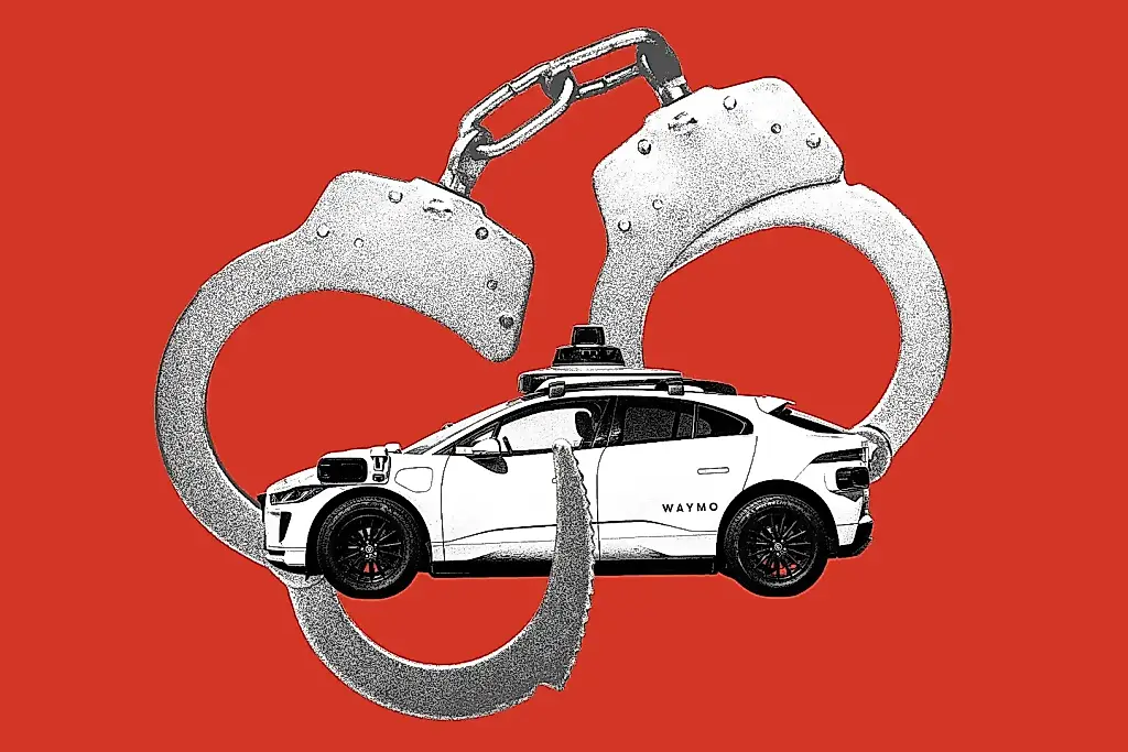 Los robotaxis entregaron a sus pasajeros a la policía