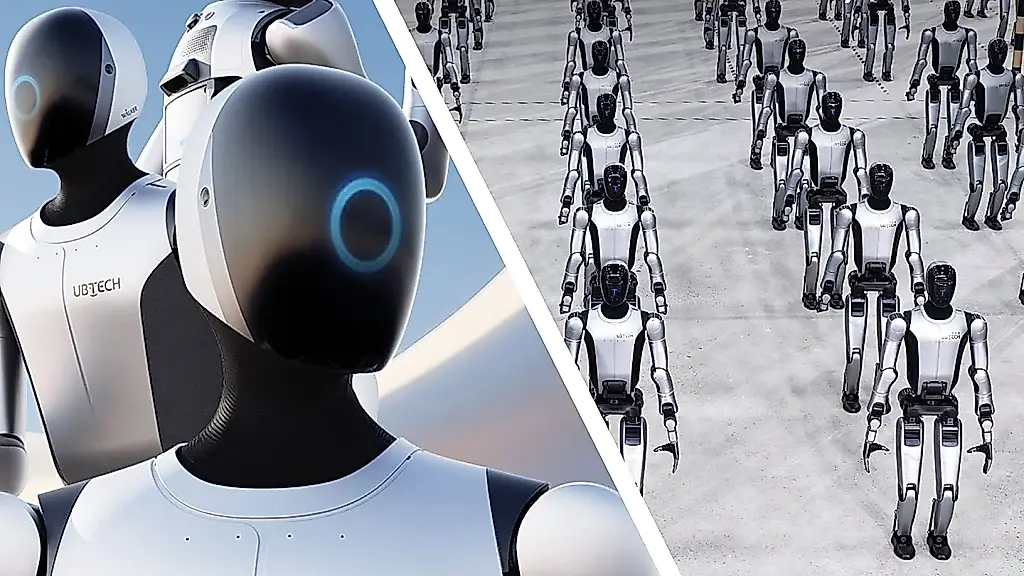 Los robots fabrican robots: la fábrica de UBTech produce un humanoide cada diez minutos