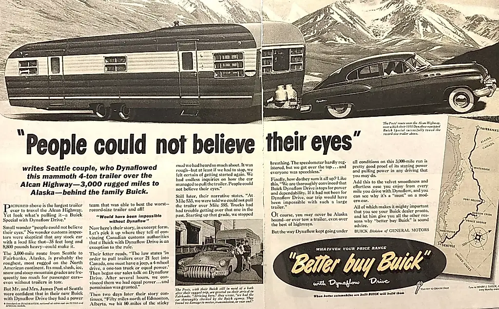 Buick contra Alaska: cómo un turismo arrastró cuatro toneladas