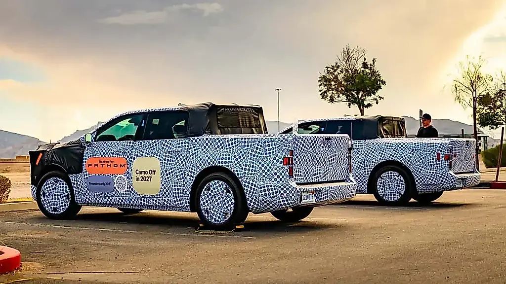 Ford Fathom: электропикап с телевизором в переднем багажнике