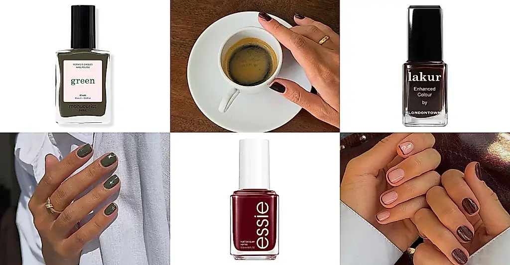 Uñas cortas: manicura de otoño sin aburrimiento