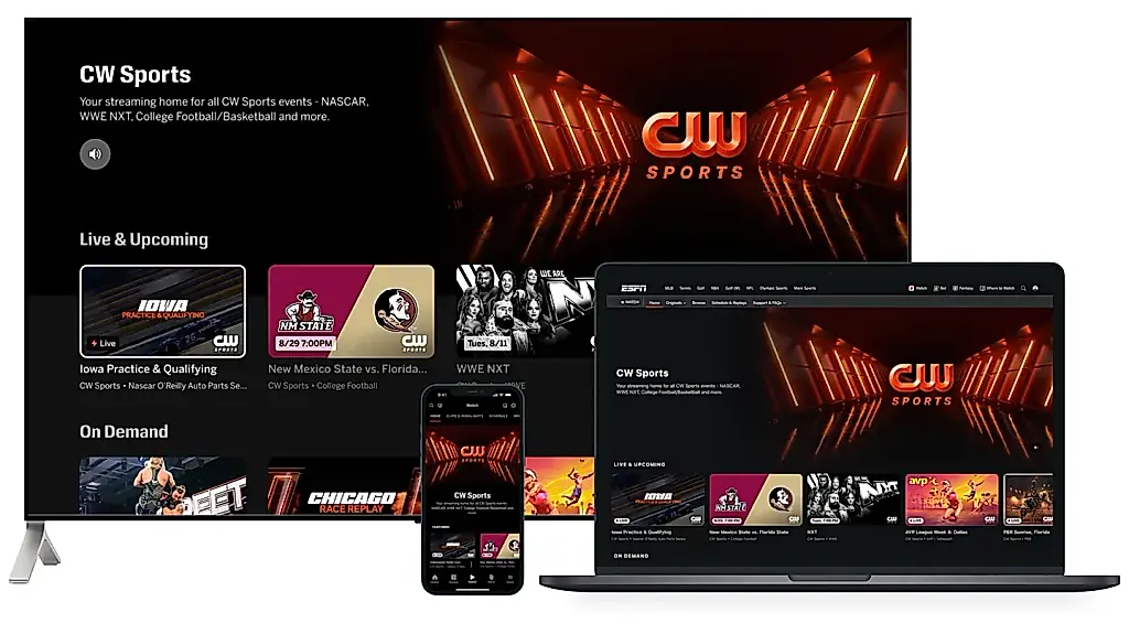 Прямые спортивные трансляции The CW теперь покажут на ESPN