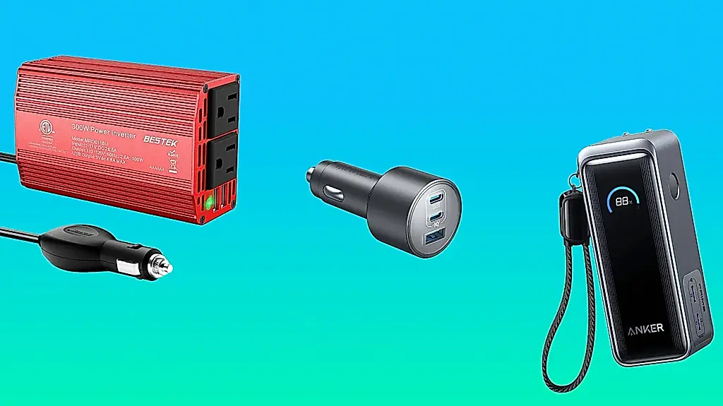 No cargues el portátil a través del USB del coche
