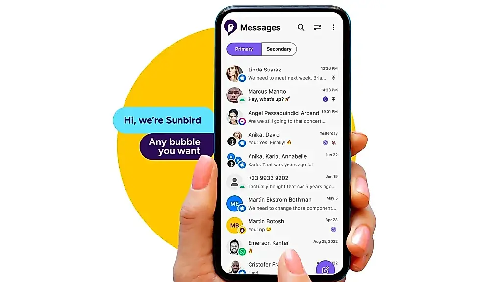 Sunbird возвращается: iMessage для Android снова жив