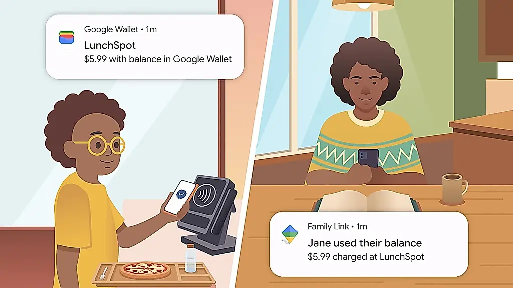 Google Wallet ya permite a los padres enviar dinero a sus hijos de forma segura