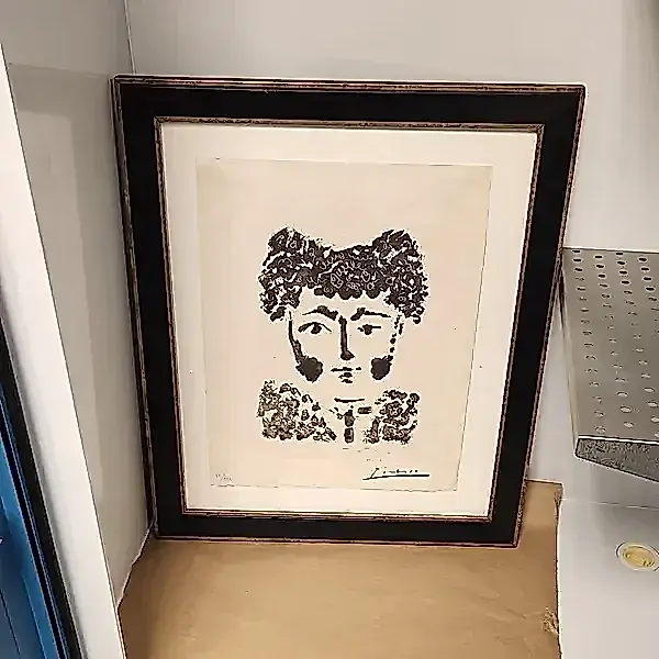 Un grabado robado de Picasso aparece ocho años después