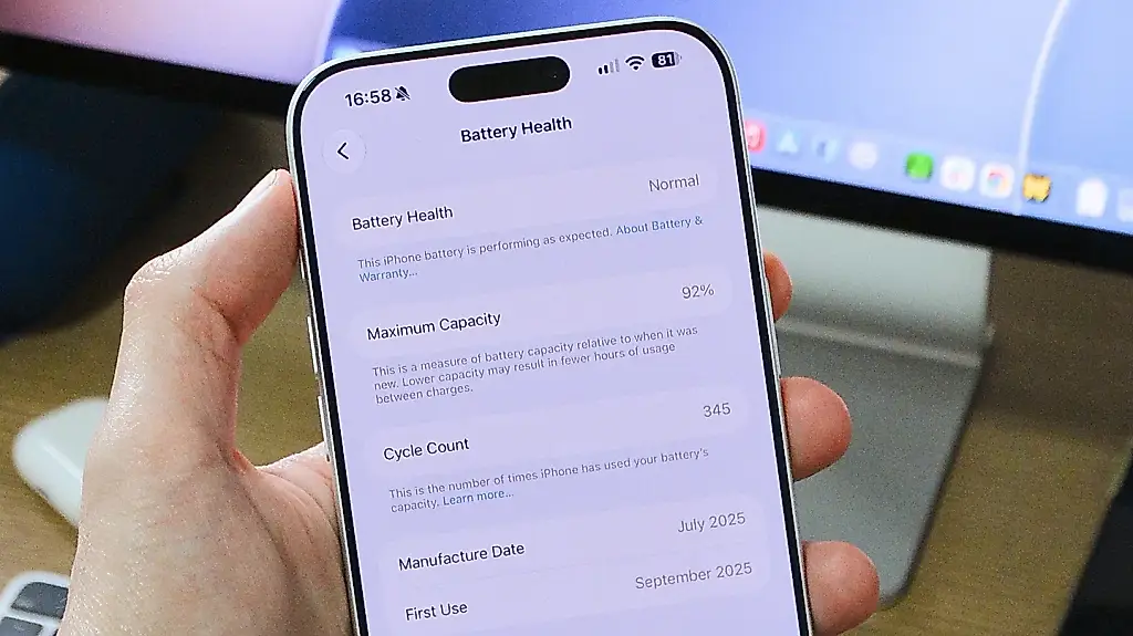 Cómo comprobar el estado de la batería y los ciclos de carga de un iPhone