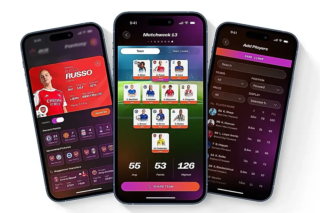 La liga femenina de fútbol intenta cambiar los juegos de fantasy sports