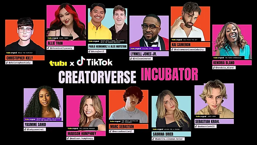 Las estrellas de TikTok dan el salto a la gran pantalla; más bien, a las series de Tubi