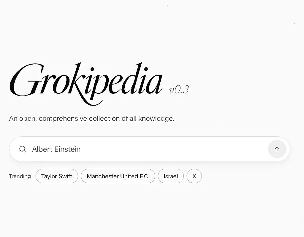 Grokipedia se ha arreglado