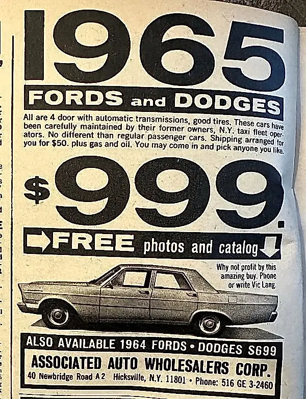1966: coches por 999 dólares y un Ford con un cuadro de mandos «inteligente»