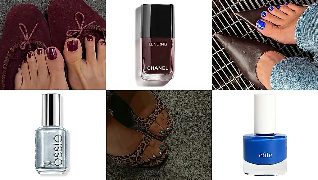 La pedicura no hiberna: 10 tonos otoñales para lucir con calzado abierto