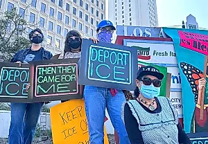 Солидарность Лос-Анджелесских Художников с Протестующими Против ICE