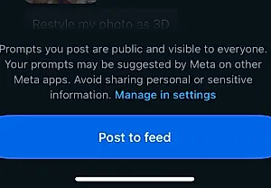 Meta напоминает: «Не делитесь личной информацией!»