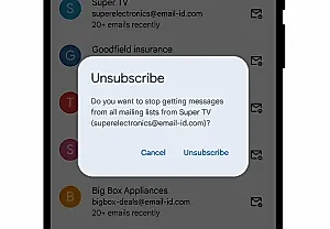 Gmail запускает новую функцию для отписки от писем