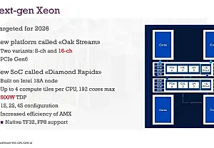 Четыре процессора по 192 ядра: Intel Diamond Rapids пытается попасть в AI-вечеринку