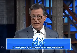 Стивен Кольбер высмеивает слияние Paramount и SkyDance