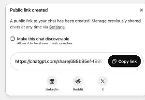 OpenAI убирает функцию публичного поиска чатов ChatGPT после утечки данных