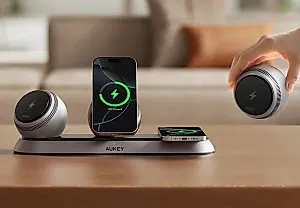 Aukey MagFusion Ark: новая беспроводная зарядка-сфера для Qi2.2