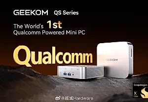 Geekom готовит крошечный ПК на Snapdragon X1E — и с четырьмя микрофонами