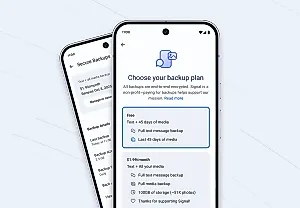 Первая платная функция Signal: защищённые резервные копии