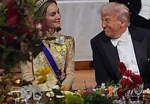 Почему Кейт Миддлтон развеселила Дональда Трампа на банкете