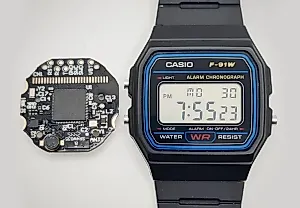 Ретро Casio F-91W получил неожиданное "умное" обновление
