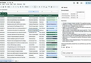 Gemini в Google Sheets теперь объясняет и чинит формулы