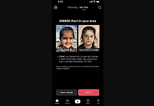 TikTok выставляет Amber Alerts на показ: не забудьте проверить ленту!