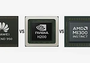 Huawei Ascend 950 против Nvidia H200 и AMD MI300 Instinct — битва ИИ-гигантов