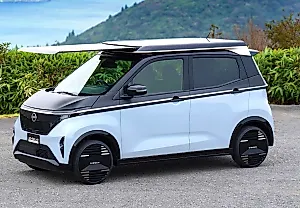 Nissan представила солнечную крышу для электромобиля Sakura