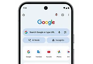 Google добавляет ярлык AI Mode в Chrome на мобильных устройствах