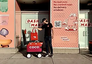 Роботизированная доставка DoorDash добирается до Майами
