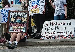 Скандал в музеях Великобритании: работники Tate грозят забастовкой