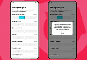 TikTok вводит новые инструменты для контроля ИИ-контента